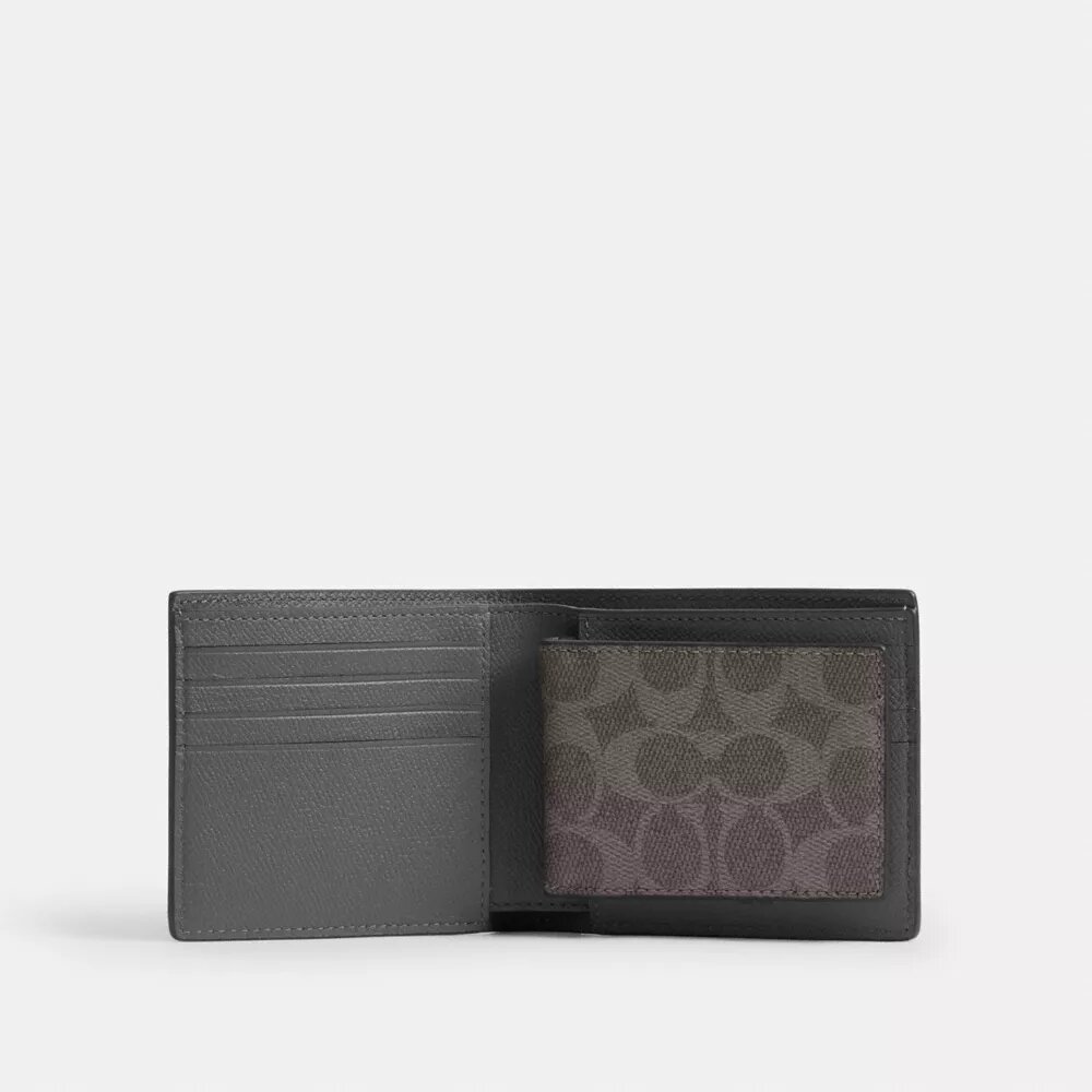 3-In-1 Wallet in Signature Canvas