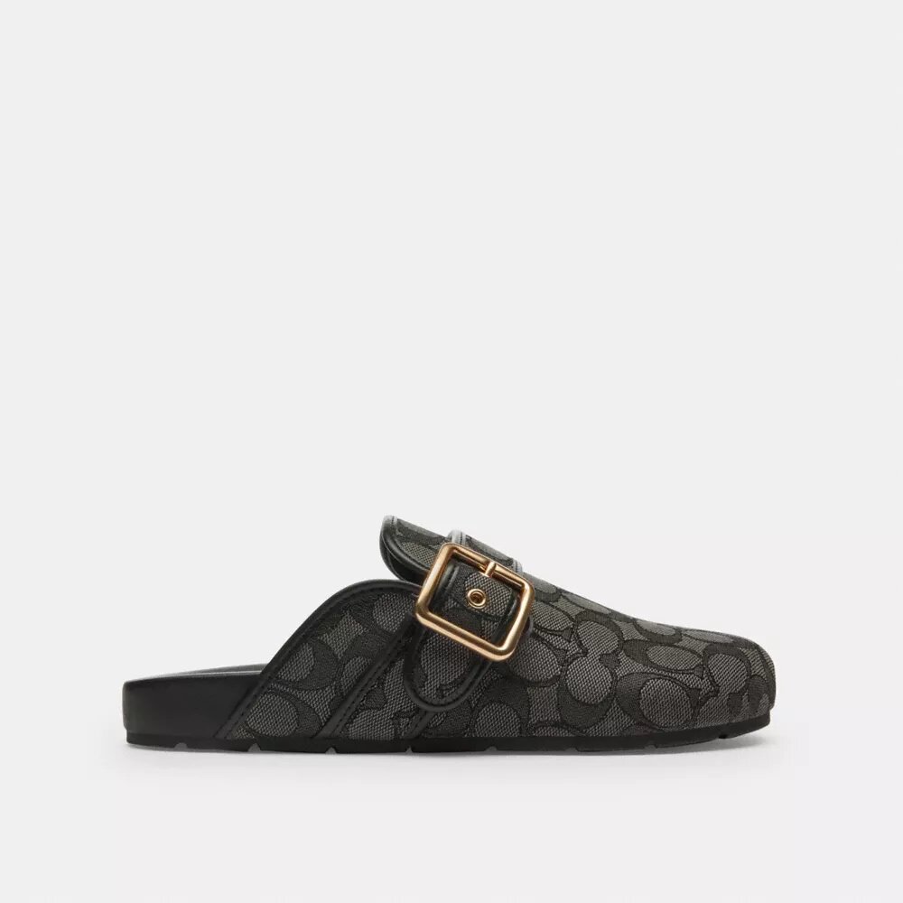 Archival Buckle Clog in Signature Jacquard