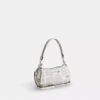 Ashton Shoulder Bag with Newspaper Print