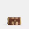 Ashton Wristlet with Striped Patchwork