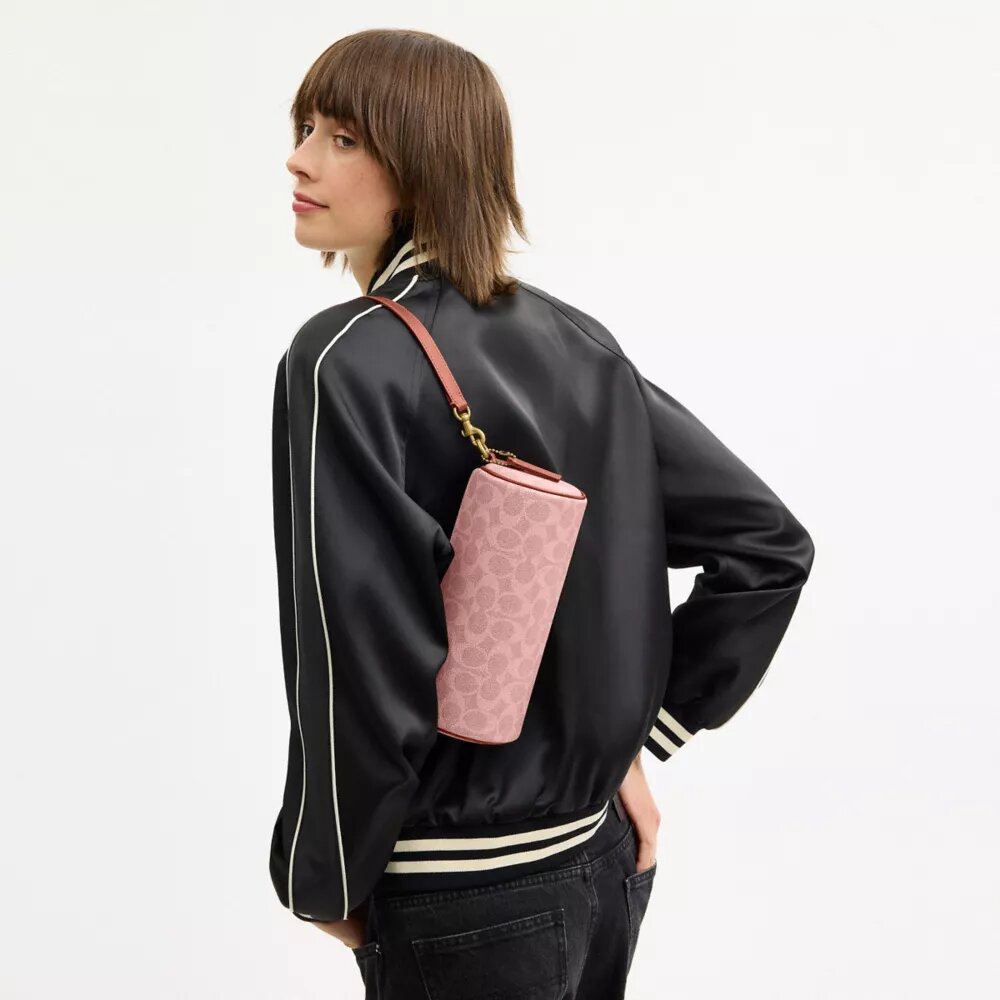 Barrel Bag in Signature Canvas