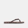 Bow Flip Flop in Signature Jacquard