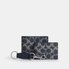 Boxed 3-in-1 Wallet Gift Set in Signature Canvas