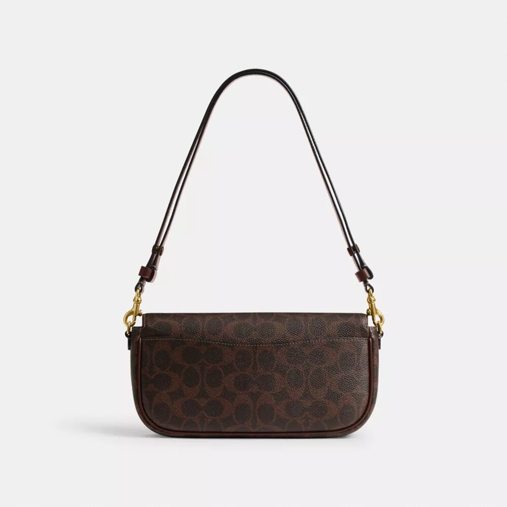 Brook Flap Chain Bag in Signature Canvas
