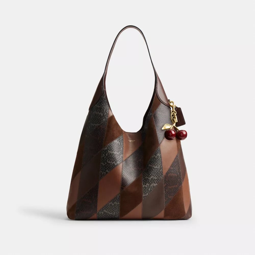 Brooklyn Shoulder Bag 39 with Snakeskin Patchwork