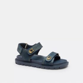 Brynn Sandal in Loved Denim
