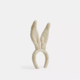 Bunny Ears Headband in Shearling