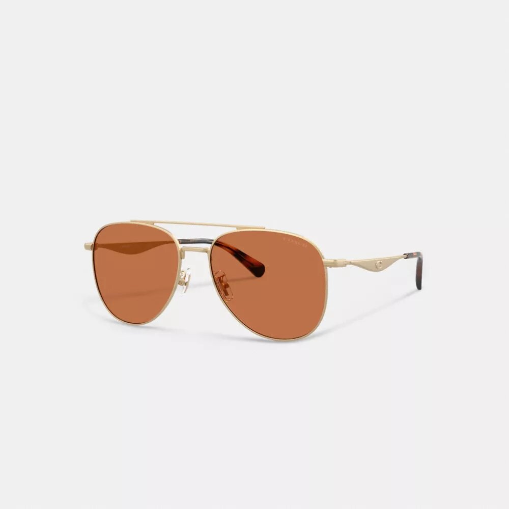 C Hardware Metal Pilot Sunglasses