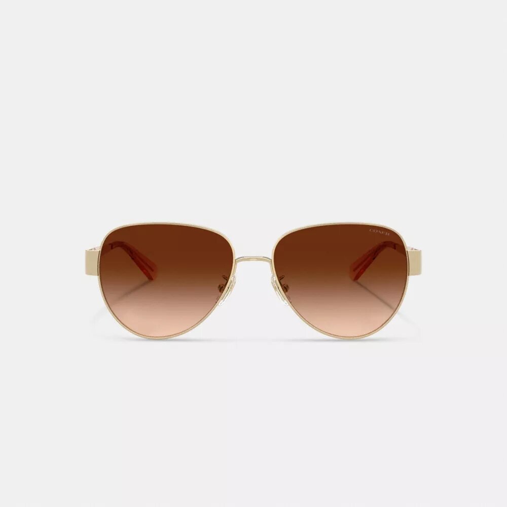 C Hardware Metal Pilot Sunglasses