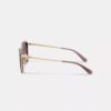 C Hardware Metal Square Sunglasses