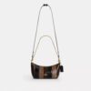 Caitlin Shoulder Bag with Striped Patchwork