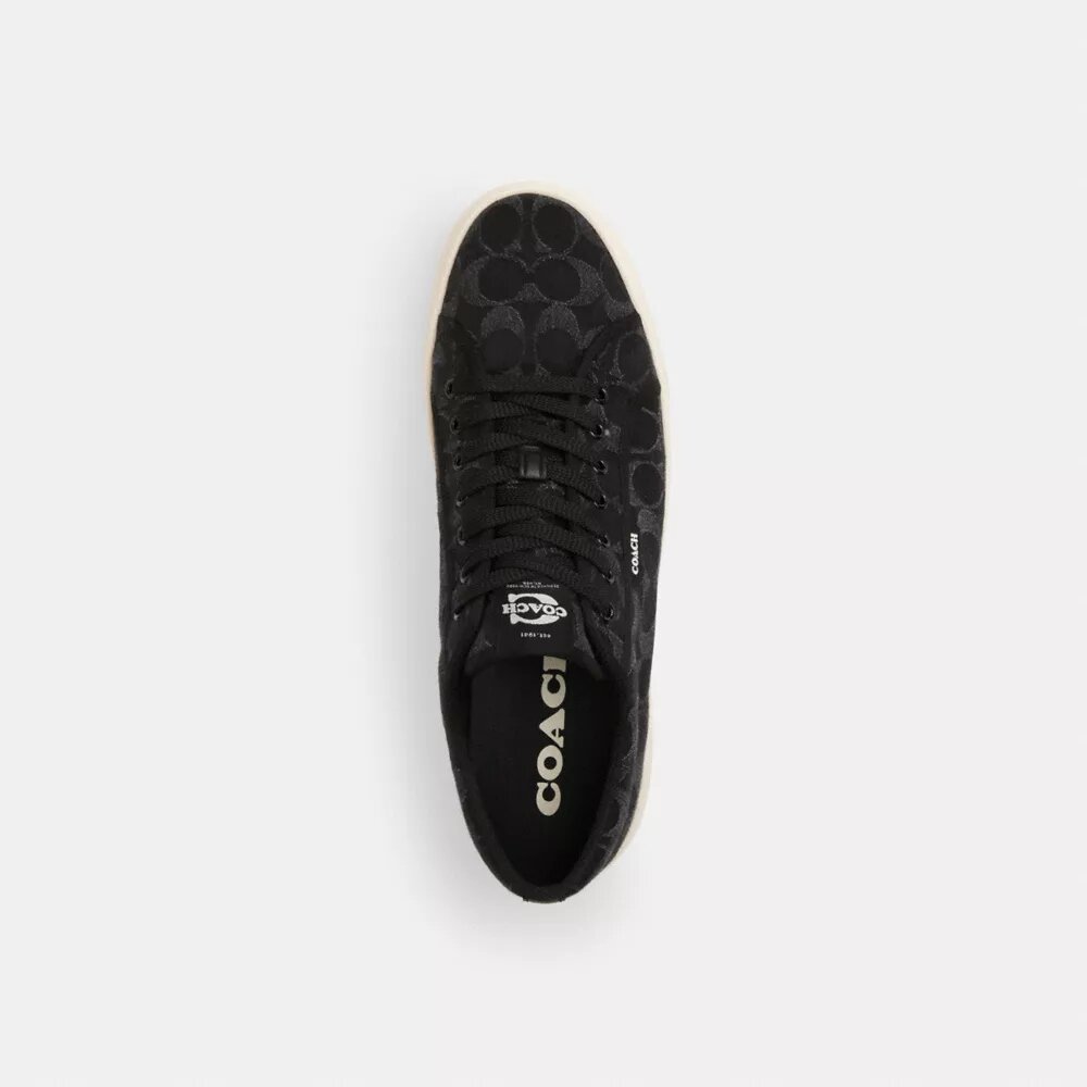 Canvas Sneaker in Signature Denim