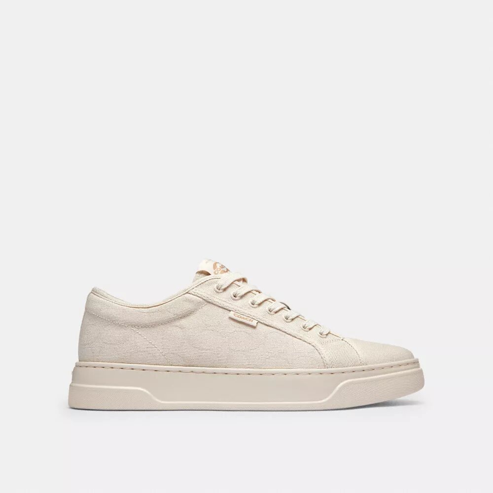 Canvas Sneaker in Signature Jacquard