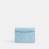 Card Case with Charm in Signature Leather