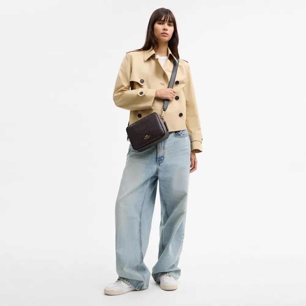 Carey Crossbody Bag in Signature Canvas