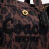 Cargo Tote Bag with Leopard Print
