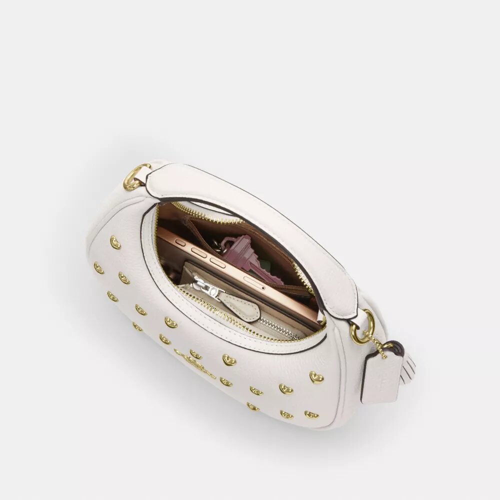 Carmen Mini Crossbody Bag with Heart Rivets