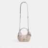 Carmen Mini Crossbody Bag with Newspaper Print
