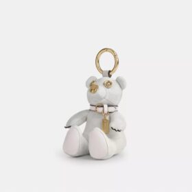 Collectible Bear Bag Charm in Signature Canvas