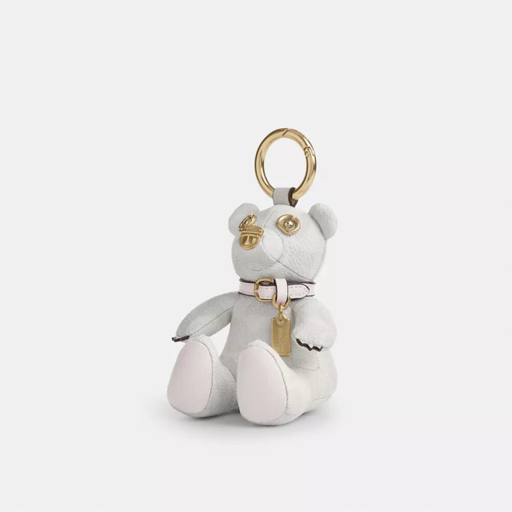 Collectible Bear Bag Charm in Signature Canvas