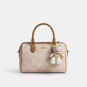 Collectible Bear Bag Charm in Signature Canvas