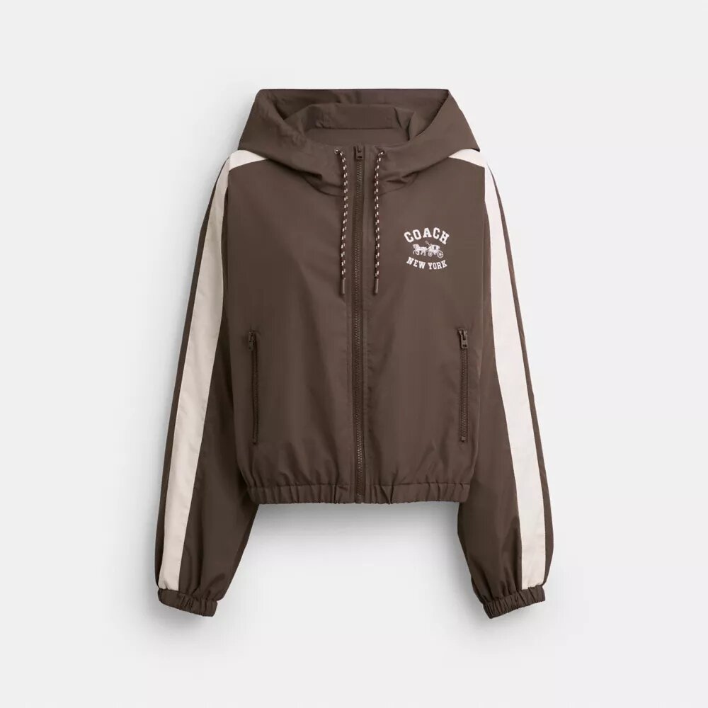 Colorblock Windbreaker in Recycled Polyester