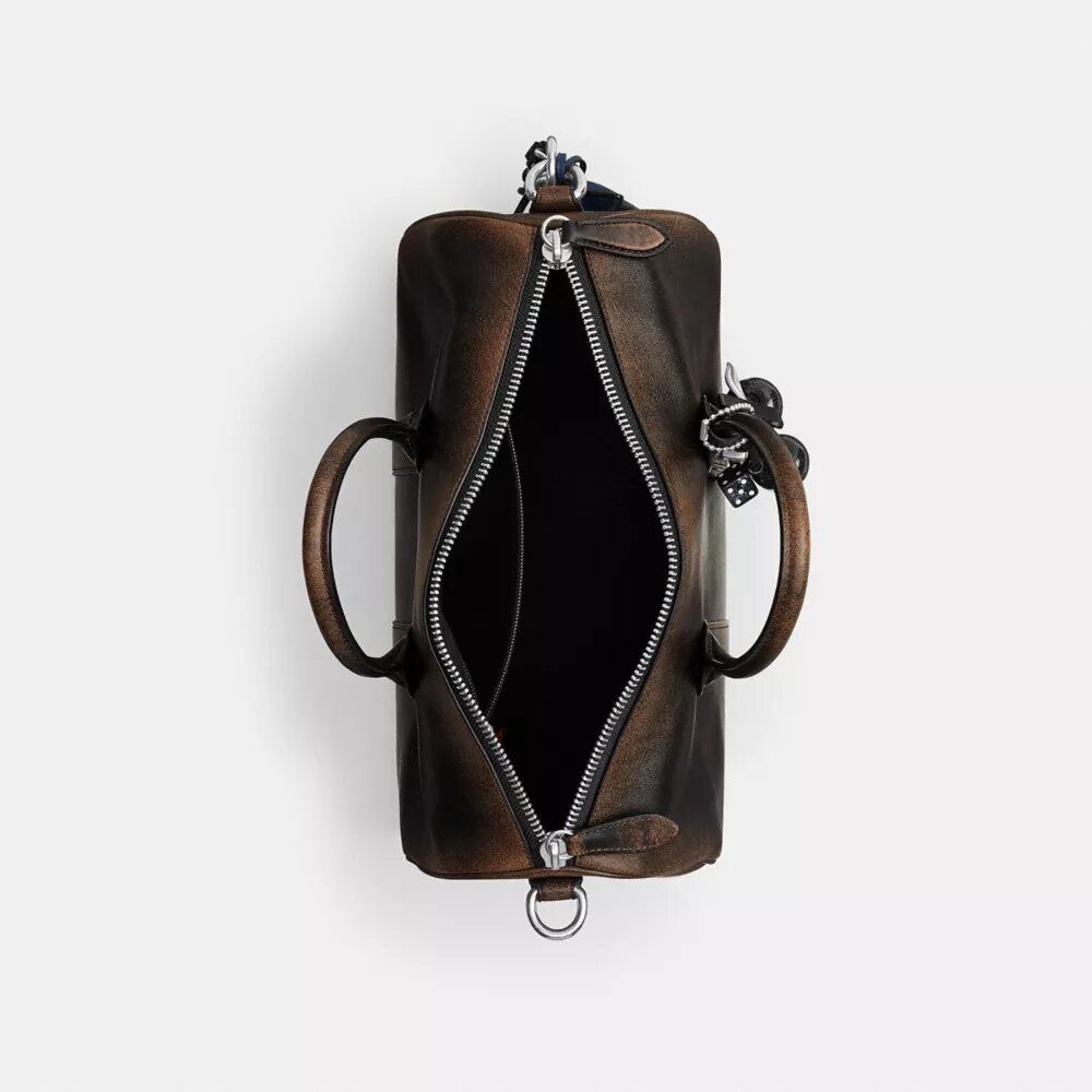 Compass Bag 35 in Loved Leather with Charms