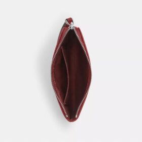 Corner Zip Wristlet in Signature Denim