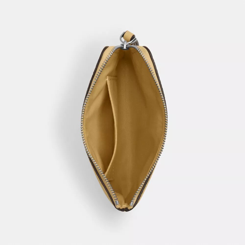 Corner Zip Wristlet with Floral Print