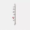 Crystal Motif Chain Bag Charm