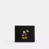 Disney X Coach 3-in-1 Wallet in Regenerative Leather with Mickey Mouse