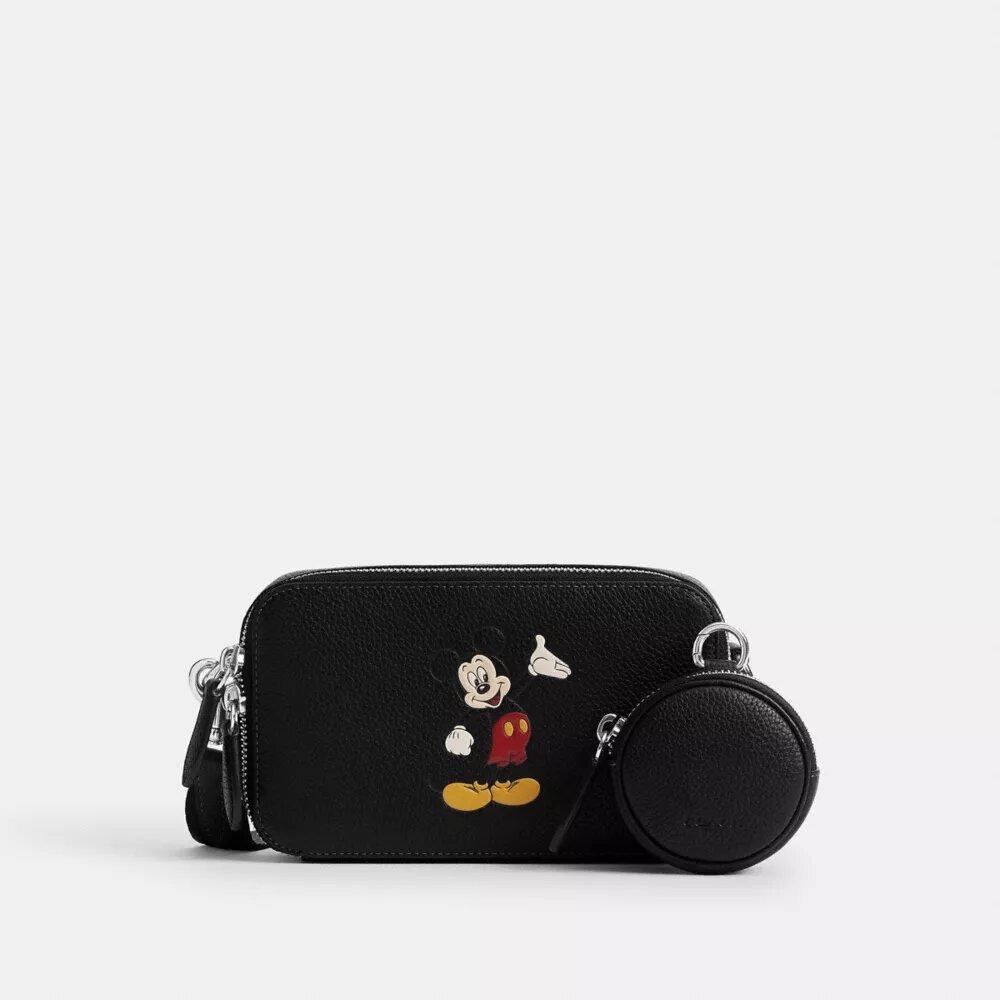 Disney X Coach Charter Slim Crossbody Bag with Mickey Mouse