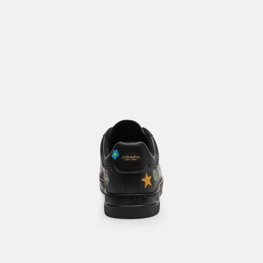 Disney X Coach High Line Sneaker with Sticker Print