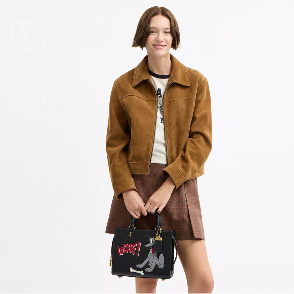 Disney X Coach Rogue Bag 25 with Pluto