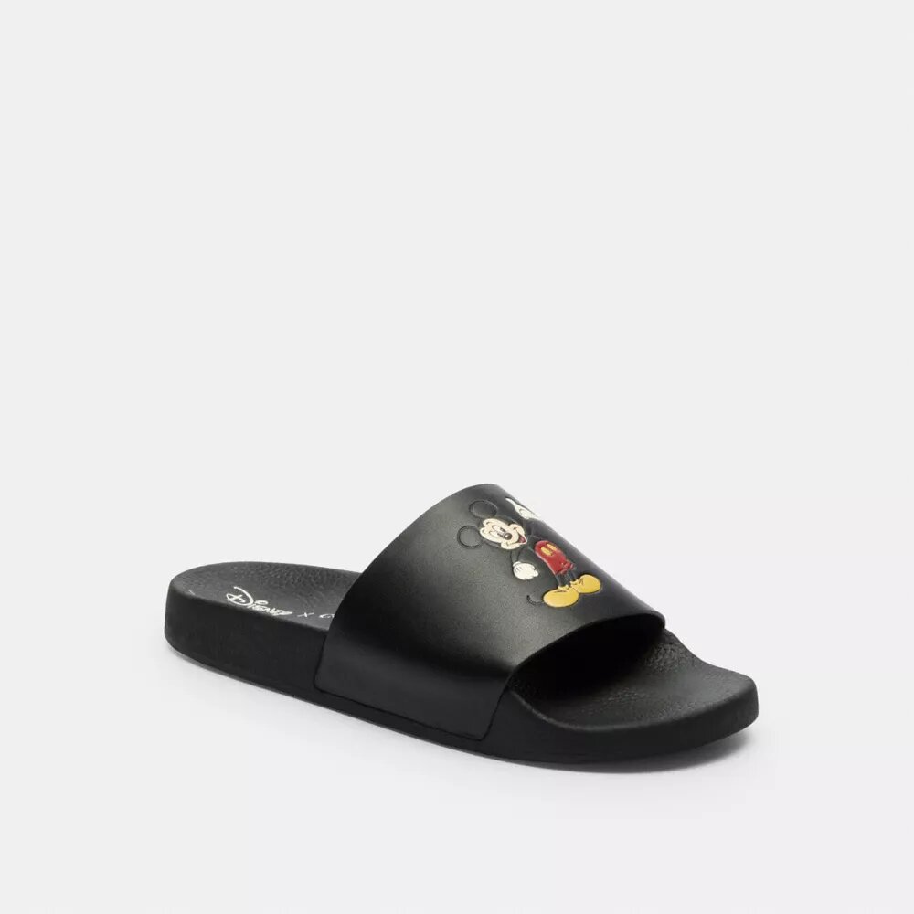 Disney X Coach Udele Sport Slide with Mickey Mouse