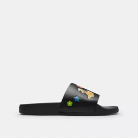 Disney X Coach Slide with Sticker Print