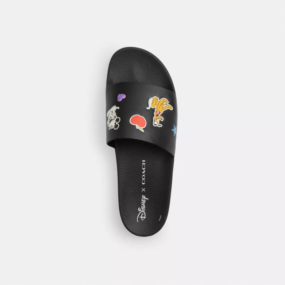Disney X Coach Slide with Sticker Print