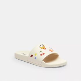 Disney X Coach Udele Sport Slide with Sticker Print