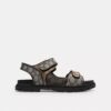 Double Strap Sandal in Signature Jacquard