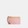 Double Zip Wristlet with Floral Print