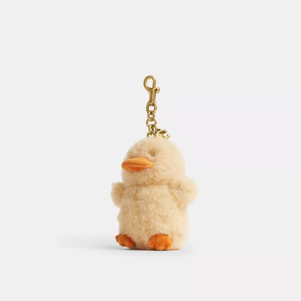 Ducky Bag Charm in Shearling