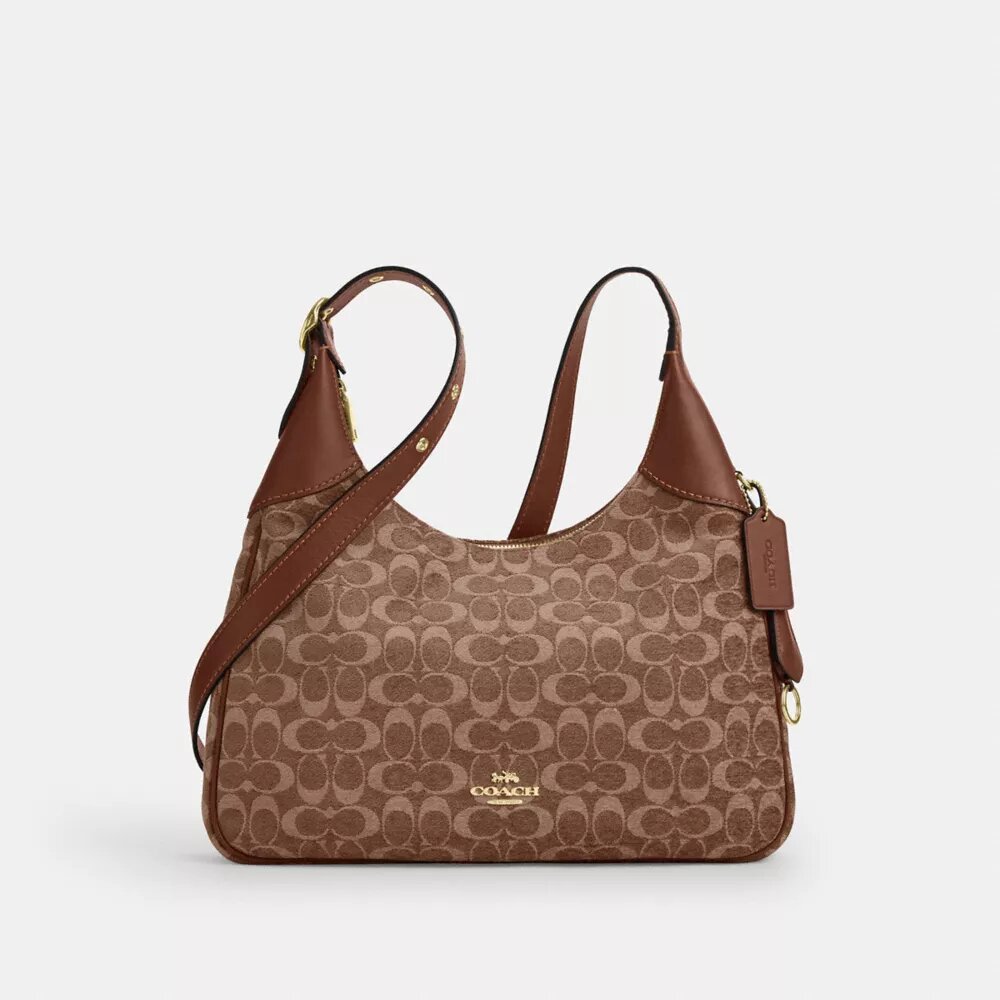 Ella Shoulder Bag in Signature Chenille