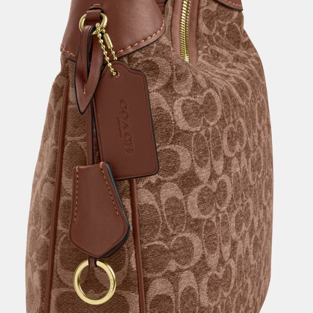 Ella Shoulder Bag in Signature Chenille