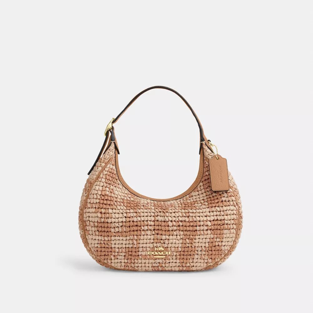 Emily Shoulder Bag with Gingham Print