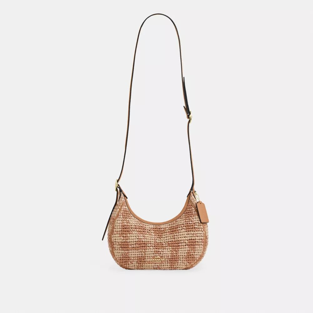 Emily Shoulder Bag with Gingham Print