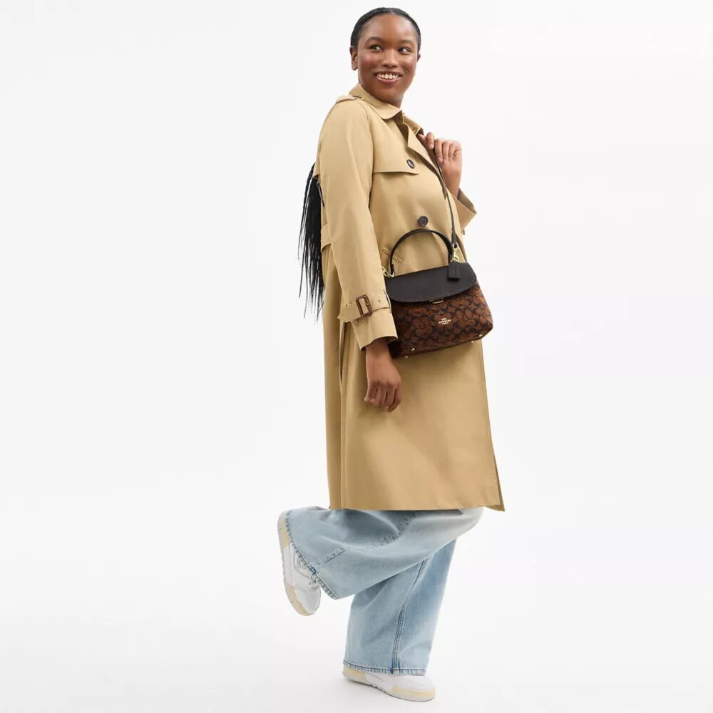 Emory Top Handle Bag in Signature Chenille