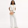 Emory Top Handle Bag with Floral Applique