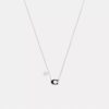 Enamel Signature Heart Charm Pendant Necklace