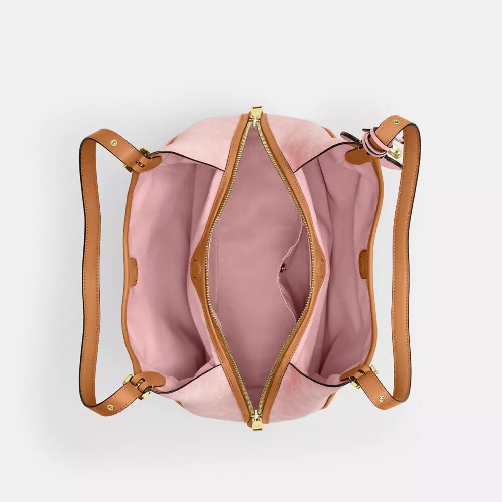 Erin Shoulder Bag in Signature Canvas with Charms