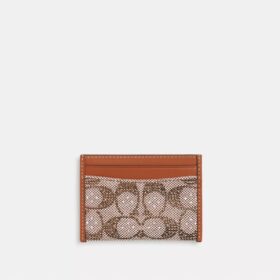 Essential Card Case in Crystal Signature Jacquard